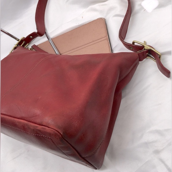 Coach Vintage Legacy Leather Hobo Shoulder Handbag 9883 Medium Small - Picture 5 of 16